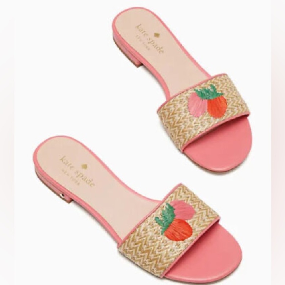 Kate Spade Strawberry Slip On Sandals